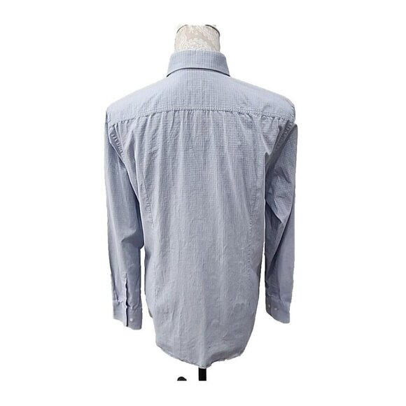 Hugo Boss Sharp Fit Plaid Long Sleeve Button Down Shirt Men's 15.5 32/33 - Picture 4 of 12
